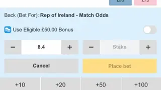 BetFair screenshot