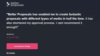 Better Proposals screenshot