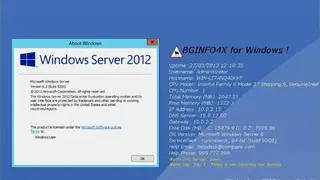 BgInfo screenshot