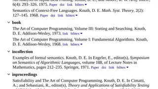 BibBase screenshot