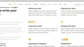 Bibisco screenshot