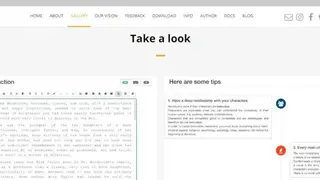 Bibisco screenshot