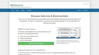 BibSonomy screenshot