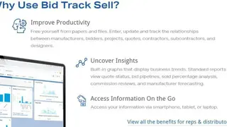 Bid Track Sell screenshot