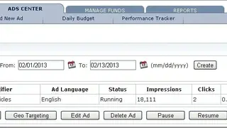 BidVertiser screenshot