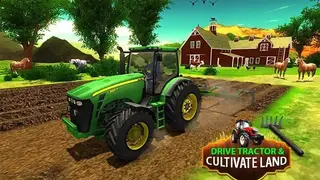 Big Farming Tractor Drive 3D screenshot