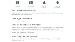 Bigjpg screenshot