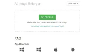 Bigjpg screenshot