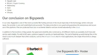 BigSpeeds screenshot