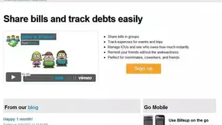 Billsup screenshot