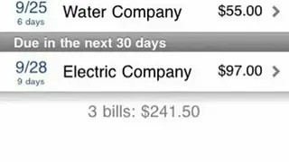 BillTracker Lite screenshot