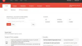 BinaryEdge screenshot