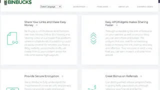 BinBucks screenshot