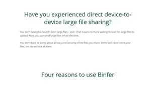 Binfer screenshot