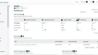 Bing Webmaster screenshot