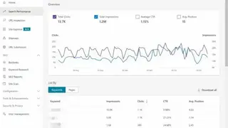 Bing Webmaster screenshot