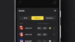 Binomo screenshot