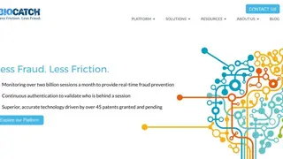 BioCatch screenshot