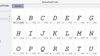 Birdfont screenshot