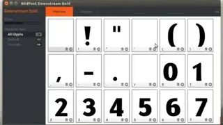 Birdfont screenshot
