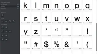 Birdfont screenshot