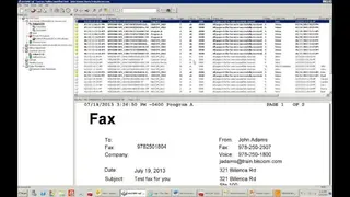Biscom FAXCOM screenshot
