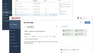 Biscom Secure File Transfer screenshot