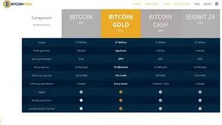 Bitcoin Gold (BTG) screenshot