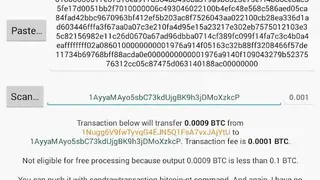 Bitcoin Paper Wallet screenshot