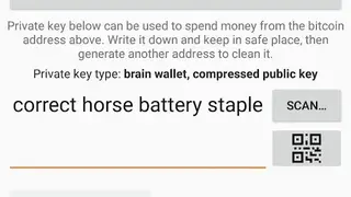 Bitcoin Paper Wallet screenshot