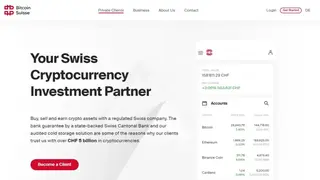 Bitcoin Suisse screenshot