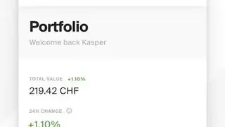 Bitcoin Suisse screenshot