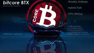Bitcore (BTX) screenshot