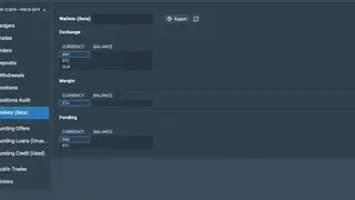Bitfinex screenshot