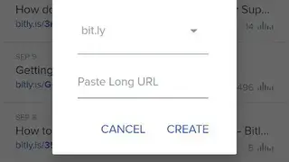 Bitly screenshot