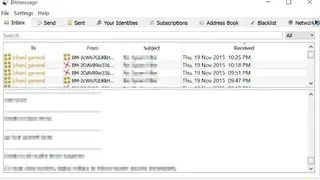 Bitmessage screenshot