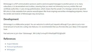 Bitmessage screenshot