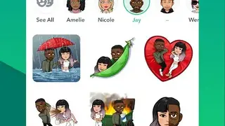 Bitmoji screenshot