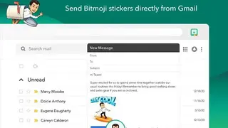 Bitmoji Chrome Extension screenshot