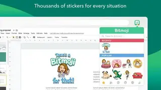 Bitmoji Chrome Extension screenshot