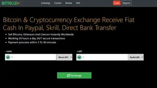 Bitroz wallet screenshot