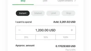 Bitstamp screenshot