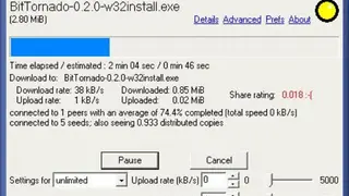 BitTornado screenshot