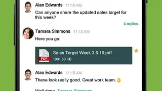 BizChat screenshot