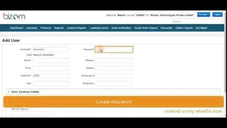 Bizom screenshot