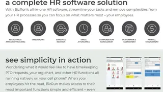 BizRun HR screenshot
