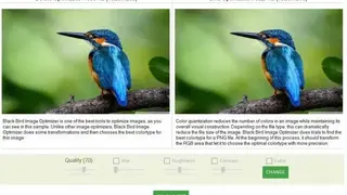 Black Bird Image Optimizer screenshot