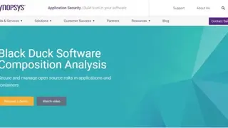 Black Duck Software Composition Analysis (SCA) screenshot