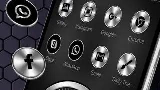 Black Metal Luxury Watch Theme screenshot