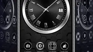 Black Metal Luxury Watch Theme screenshot